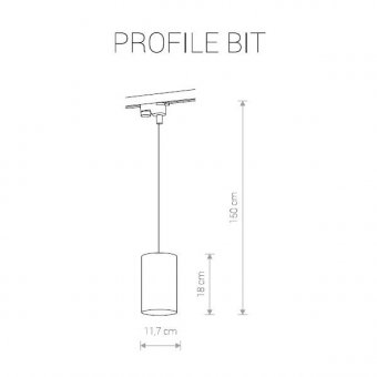 Трековый светильник Nowodvorski Profile Bit 9333