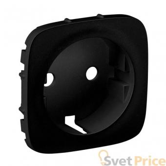 Лицевая панель Legrand Valena Allure розетки с/з антрацит 755208