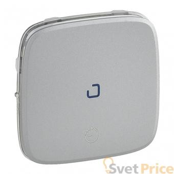 Лицевая панель Legrand Valena Allure выключателя с выдержкой времени алюминий 755217