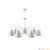 Подвесная люстра Lamp4you Classic E3-07-WM-LMP-O-17-CRL-E3-07-GR-DN