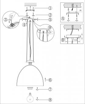 Подвесной светильник Odeon Light Antila 2505/1