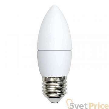 Лампа светодиодная (UL-00003807) E27 9W 3000K матовая LED-C37-9W/WW/E27/FR/NR