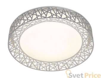 Потолочный светодиодный светильник Ambrella light Orbital Design F122 WH 72W D450