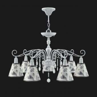 Подвесная люстра Lamp4you Provence E4-07-G-LMP-O-8-CRL-E4-07-TR-DN
