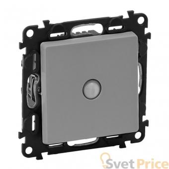 Переключатель одноклавишный Legrand Valena Life с датчиком движения 160 алюминий 752365