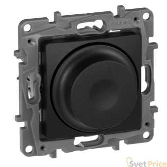 Диммер поворотный Legrand Etika без нейтрали 300W антрацит 672619