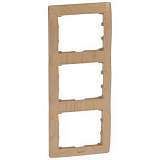 Рамка 3-постовая Legrand Galea Life клен 771967