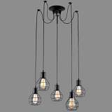 Подвесная люстра Arte Lamp A1109SP-5BK