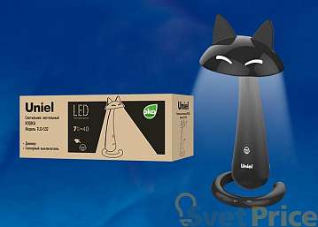 Настольная лампа (UL-00001460) Uniel TLD-532 Black/LED/360Lm/4500K/Dimmer
