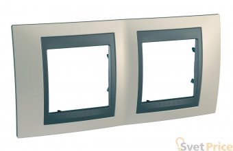 Рамка 2-постовая Schneider Electric Unica Top MGU66.004.295