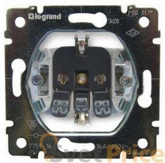 Розетка 2К+3 Legrand Galea Life 16A 250V с/з винтовой зажим 775921