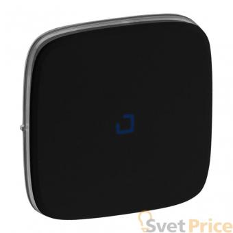 Лицевая панель Legrand Valena Allure выключателя одноклавишного с подсветкой антрацит 755088