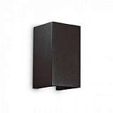 Уличный настенный светодиодный светильник Ideal Lux Apollo Ap2 Square Nero