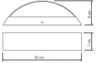 Уличный настенный светодиодный светильник Horoz Zakkum HL239L (HL239L)