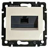 Розетка компьютерная RJ45 Legrand Valena 6 кат UTP с захватами слоновая кость 774146