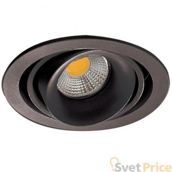 Встраиваемый светильник Donolux DL18615/01WW-R Shiny black/Black
