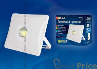 Прожектор светодиодный (UL-00000391) Uniel 50W 6000K ULF-F11-50W/DW IP65 180-240В WHITE