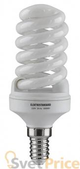Лампа энергосберегающая E14 15W 2700К спираль матовая 4607138140521