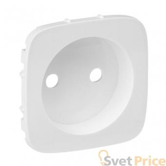 Лицевая панель Legrand Valena Allure розетки б/з белая 754975