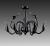 Потолочная люстра Lightstar Cigno Collo Bk 751027 страна Италия Потолочная люстра Lightstar Cigno Collo Bk 751027