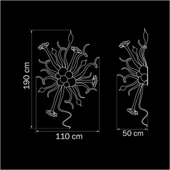 Подвесной светодиодный светильник Osgona Artglass  890039