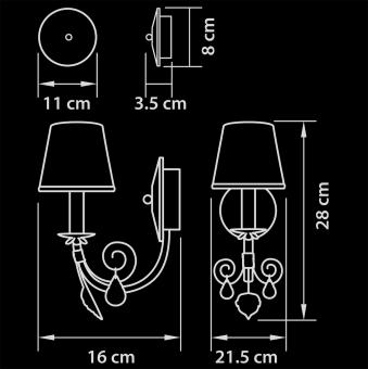 Бра Lightstar Modesto 781610
