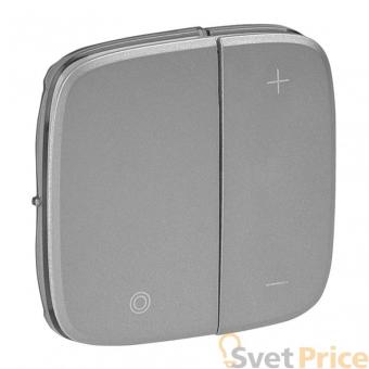 Лицевая панель Legrand Valena Allure светорегулятора клавишного алюминий 752087