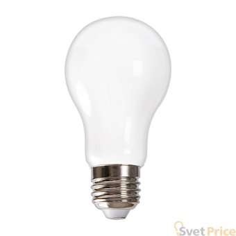Лампа светодиодная (UL-00004841) E27 9W 3000K матовая LED-A60-9W/3000K/E27/FR GLH01WH
