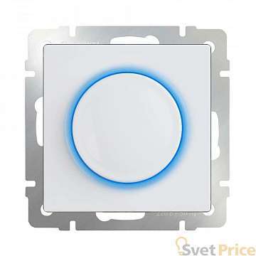 Диммер с подсветкой Werkel WL01-DM600-LED белый 4690389129711