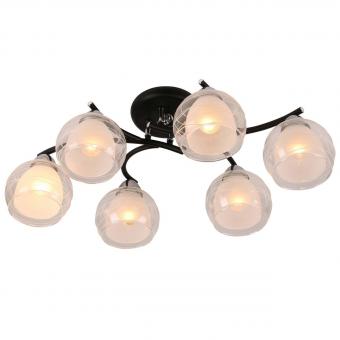 Потолочная люстра IDLamp Nerina 845/6PF-Blackchrome