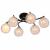 Потолочная люстра IDLamp Nerina 845/6PF-Blackchrome