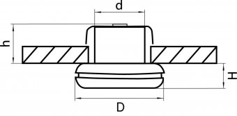 Встраиваемый светильник Lightstar Piano 071014R