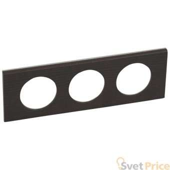Рамка 3-постовая Legrand Celiane венге 069203