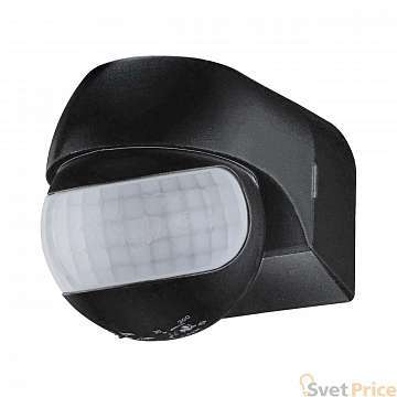 Датчик движения Elektrostandard SNS-M-10 12m 1,8-2,5m 800W IP44 180 черный 4690389126703