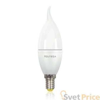 Лампа светодиодная Voltega E14 5.5W 4000К матовая VG2-CW2E14cold5W 8340