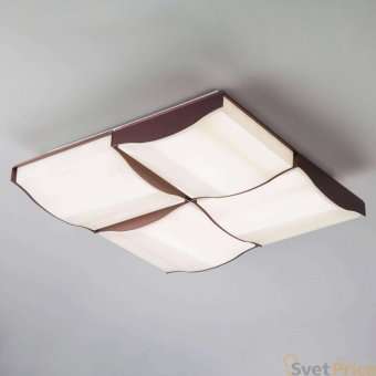 Потолочный светодиодный светильник Eurosvet Relief 90031/4 кофе