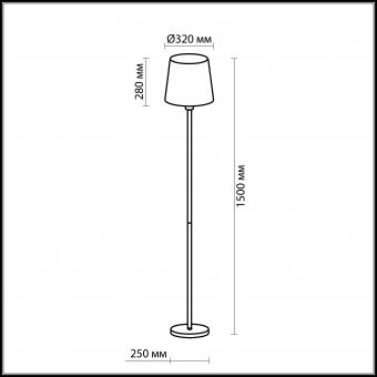 Торшер Odeon Light Glen 2266/1F