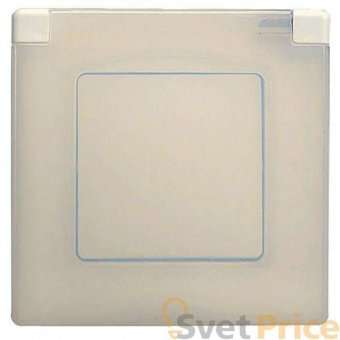 Рамка 1-постовая Legrand Etika с защитной крышкой слоновая кость 672560