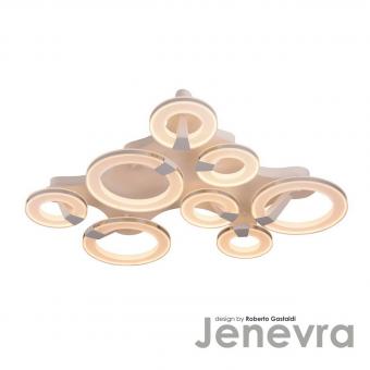 Потолочный светодиодный светильник IDLamp Jenevra 397/L8PF-LEDWhitechrome