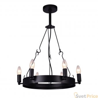 Подвесная люстра Arte Lamp Bastiglia A8811SP-6BK