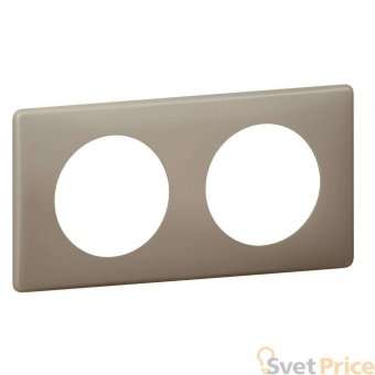 Рамка 2-постовая Legrand Celiane грэй перкаль 066722