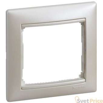 Рамка 1-постовая Legrand Valena жемчужная 770471