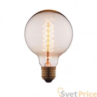 Лампа накаливания E27 40W шар прозрачный G9540-F