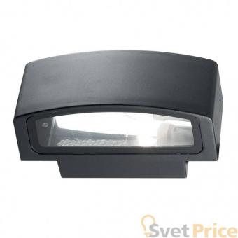 Уличный настенный светильник Ideal Lux Andromeda AP1 Nero