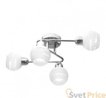 Потолочная люстра IDLamp Agostina 361/4A-Whitechrome