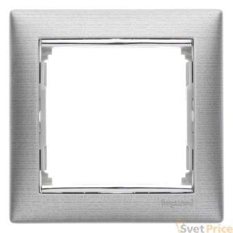 Рамка 1-постовая Legrand Valena алюминий матовый 770331