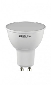 Лампа светодиодная GU10 5.5W 4100K софит матовый LD13626