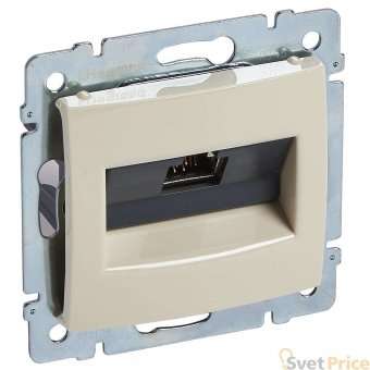 Розетка компьютерная RJ45 Legrand Galea Valena STP 10 GIGA слоновая кость 774172