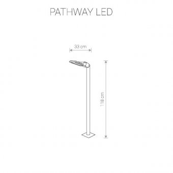 Уличный светодиодный светильник Nowodvorski Pathway Led 9420