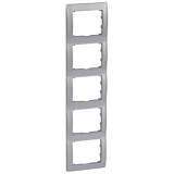 Рамка 5-постовая Legrand Galea Life алюминий 771309